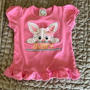 “Avery” bunny shirt, size 18 months